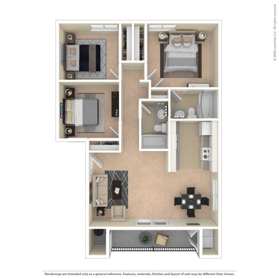 Floor Plans of Canyon Run Apartments in El Cajon, CA